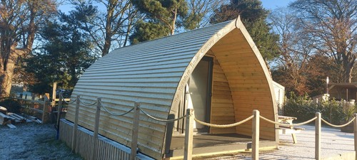 Self build glamping pods - build, /