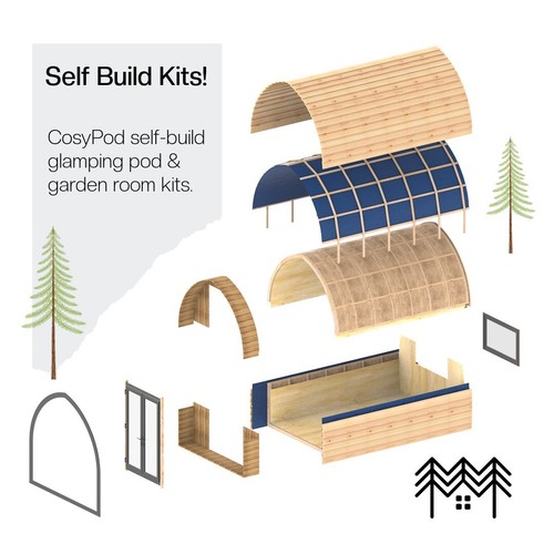 Garden room self build - garden, kit