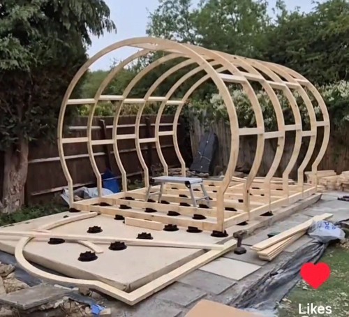 Oval rounded glamping - oval,,